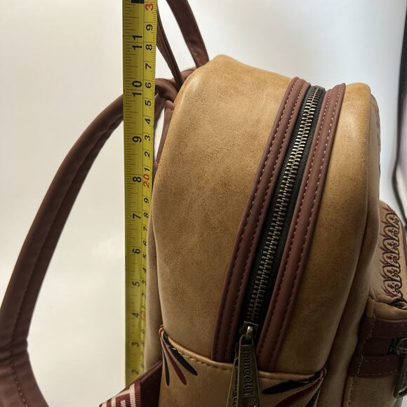 Loungefly Disney Hero Hercules Muses Mini Backpack Brown Tan Zero To Hero Bag - Picture 11 of 13